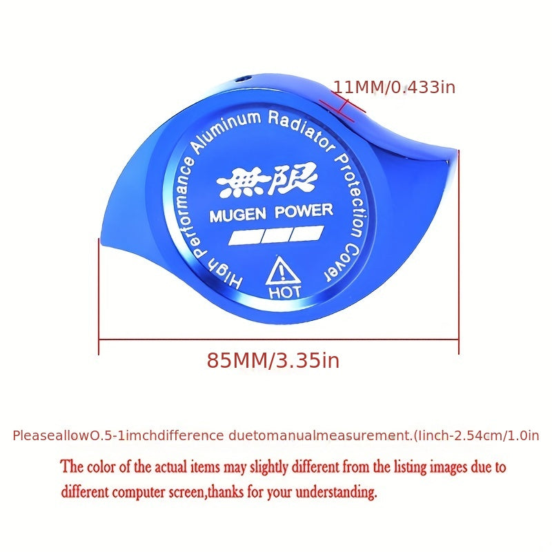 Universal Aluminum Radiator Cap Cover Car Engine Cooling Protection