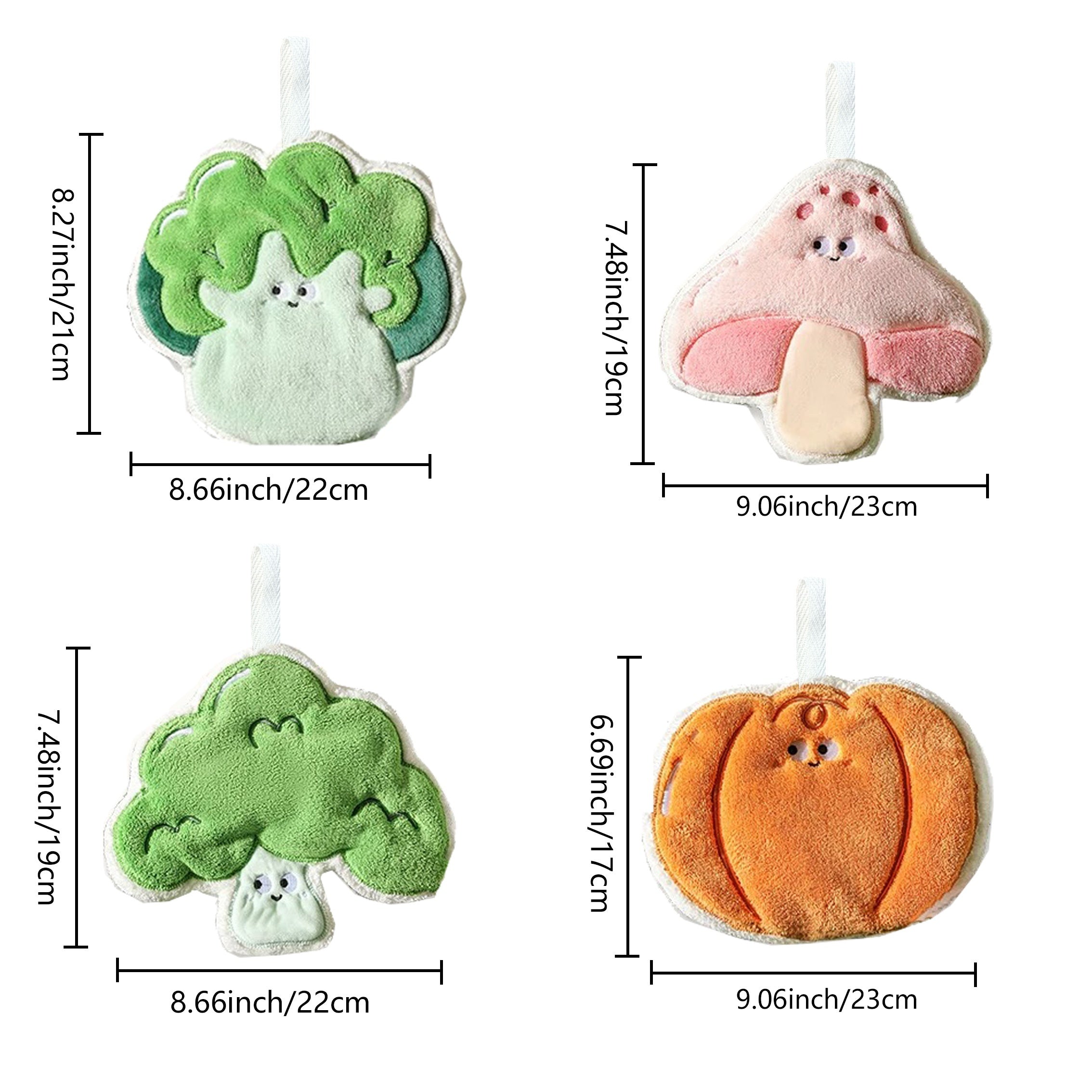 Coral Fleece Halloween Pumpkin Hand Towel Absorbent Kitchen Bathroom Decor