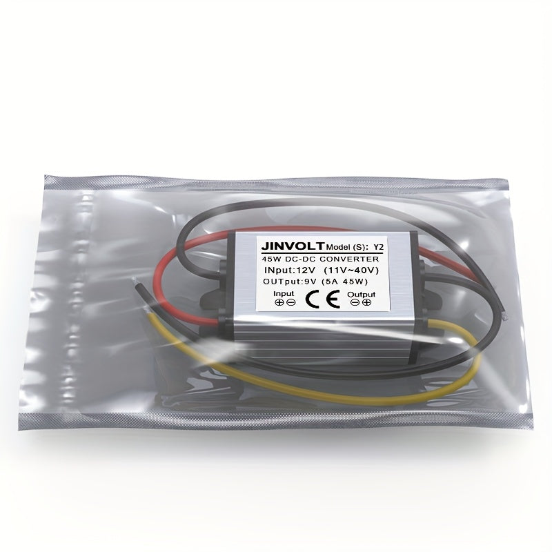12V to 9V DC-DC Buck Converter 1A-5A Wide Input Industrial Outdoor Power Supply