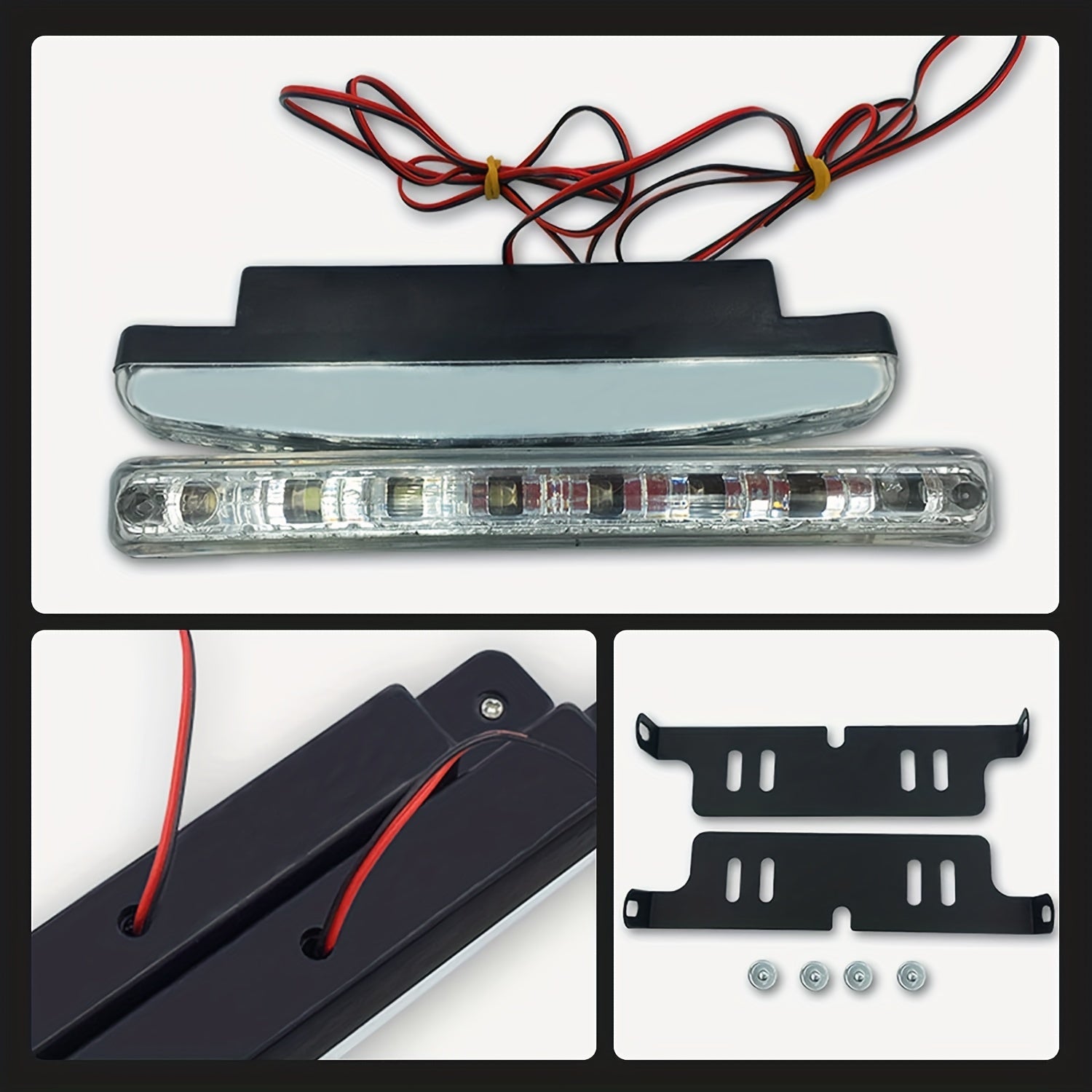 2pcs LED Daylight Lights Car Motorcycle 5W 12V Waterproof High Power