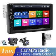7-Inch Touchscreen Car Multimedia Player with FM Radio USB Aux Wireless MirrorLink Rear View Camera Steering Wheel Control