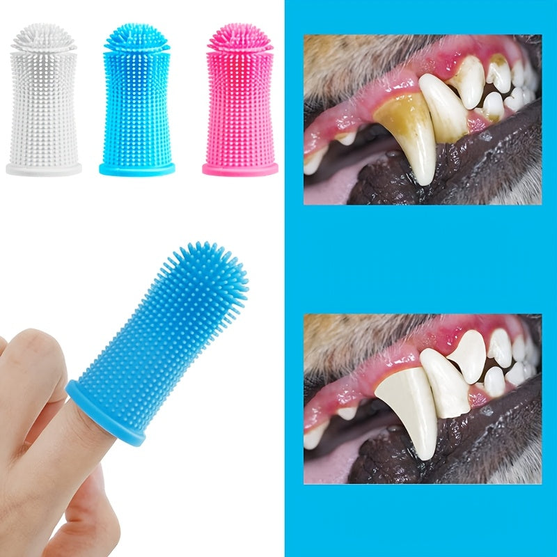 Super Soft Silicone Dog and Cat Toothbrush Dog Cat Dental Care