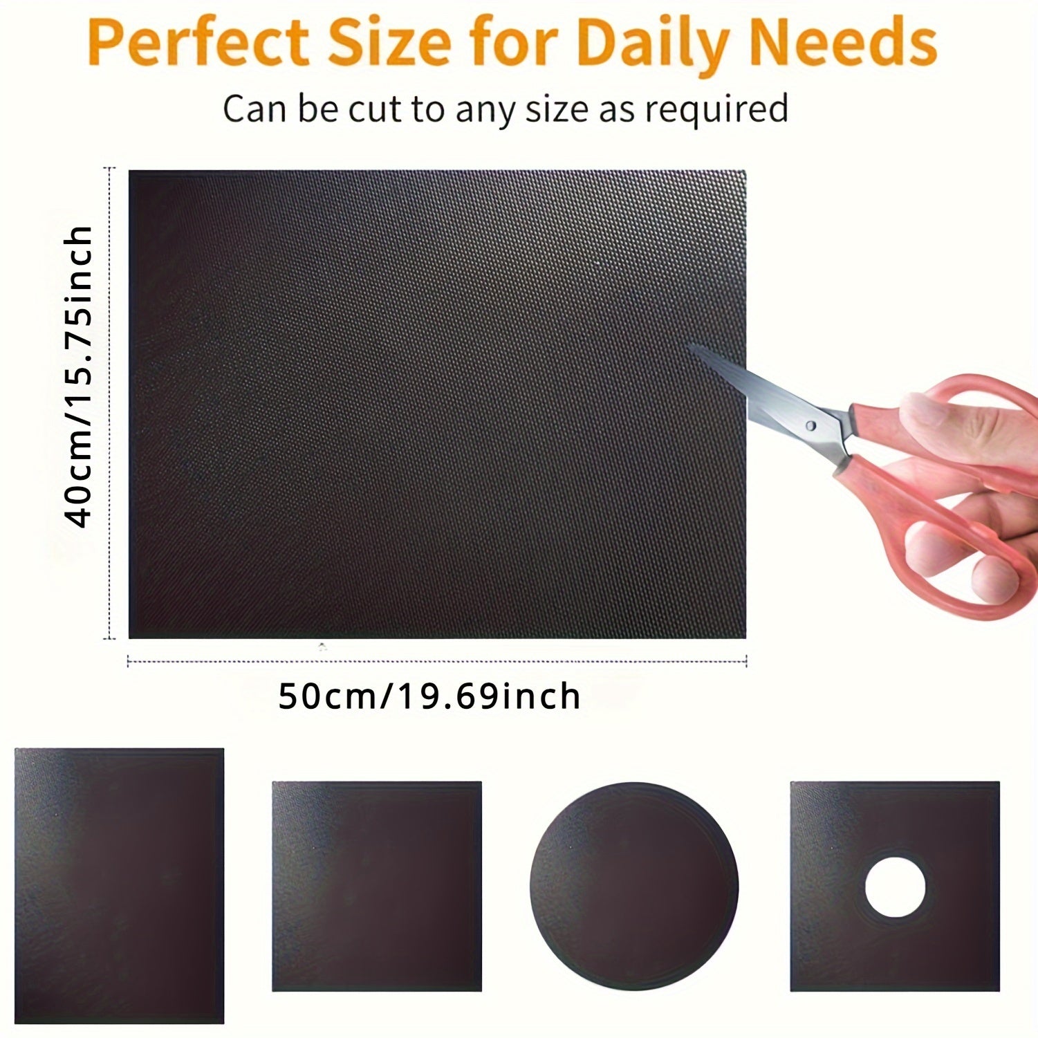 Extra Thick Non-Stick Reusable Oven Liner Mat for Electric and Gas Ovens