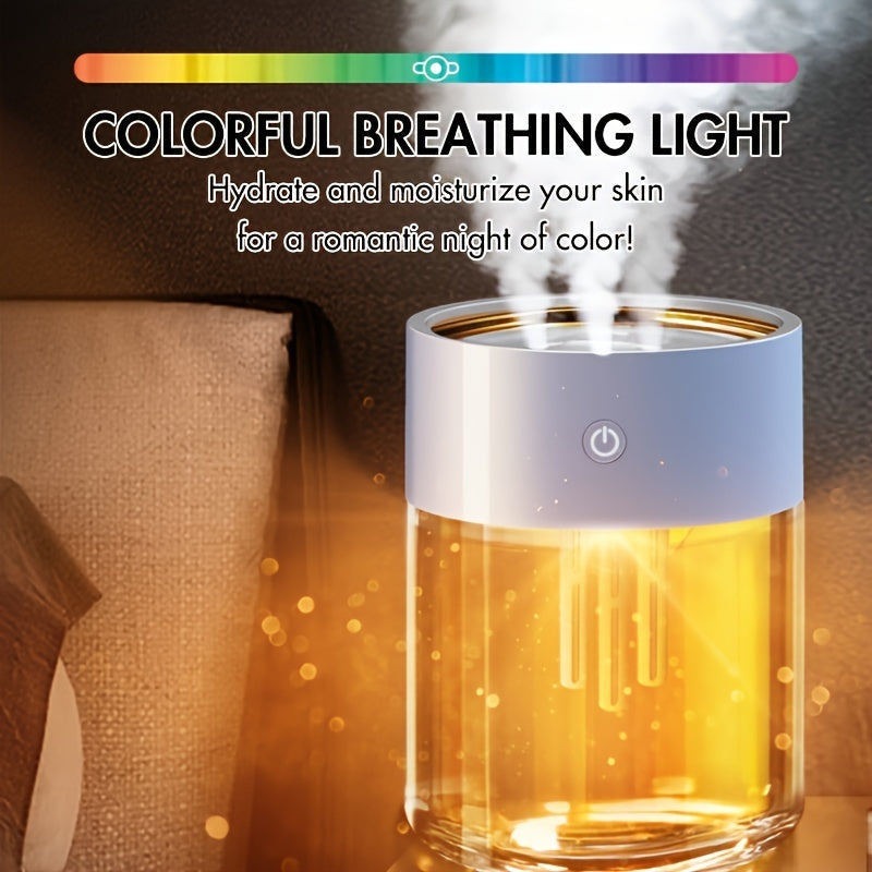 Recirculating Fog Humidifier for Bedroom 2L Tank Quiet Mist Auto Shut-Off