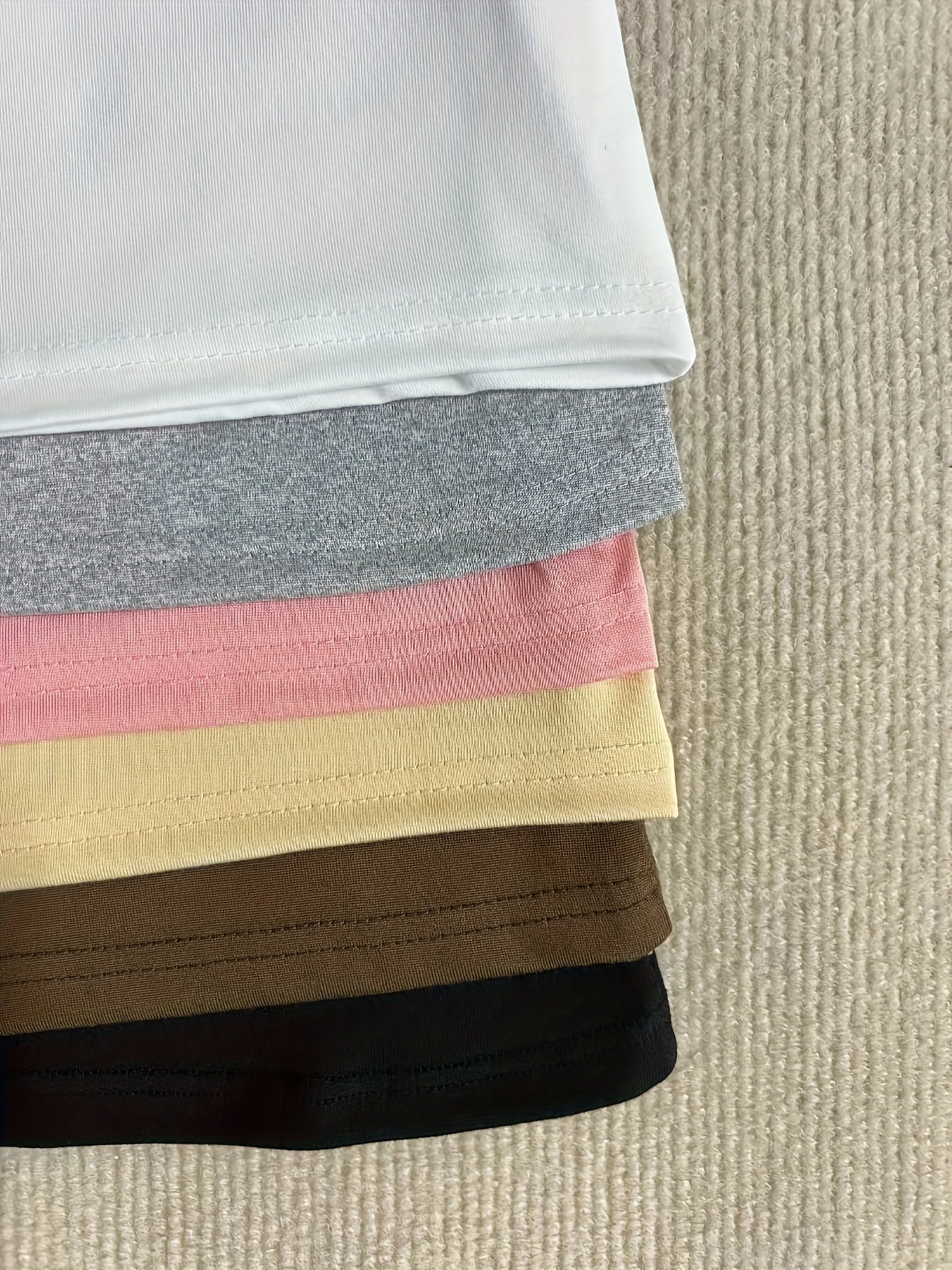 Plus Size Women Lace Trim Tank Tops 6 Pack Nylon Blend Camisoles