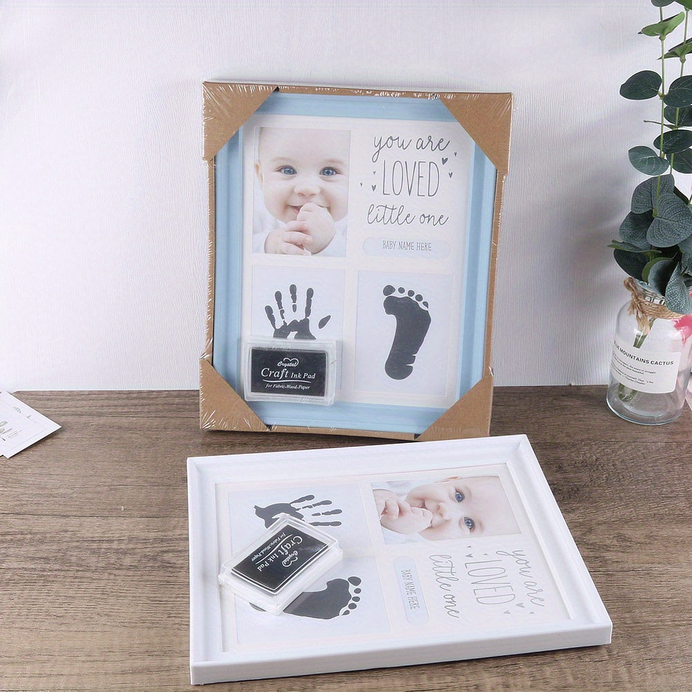 Baby Hand and Footprint Mud Kit for Newborns with Photo Frame Keepsake