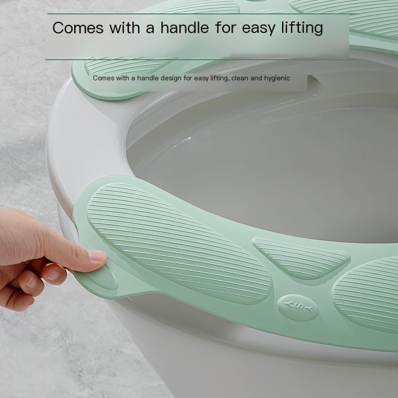 Waterproof Reusable EVA Toilet Sticker for All Seasons Water Washable Electrostatic Adhesive