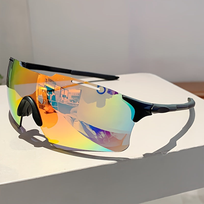 Women's Rimless Fashion Glasses with Integrated Lenses for Cycling and Outdoor Use