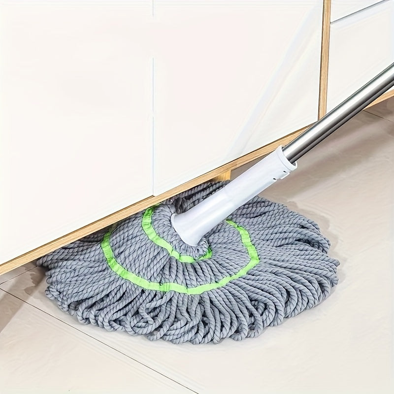"Easy-Twist Spin Mop va Bucket Set" yog'och, plitka va laminat pollarni qo'l bilan tozalashni taklif etadi. Uy, oshxona va hammom tozalash uchun ideal bo'lgan ushbu tizim samarali pollarni tozalash uchun elektr energiyasini talab qilmaydi.