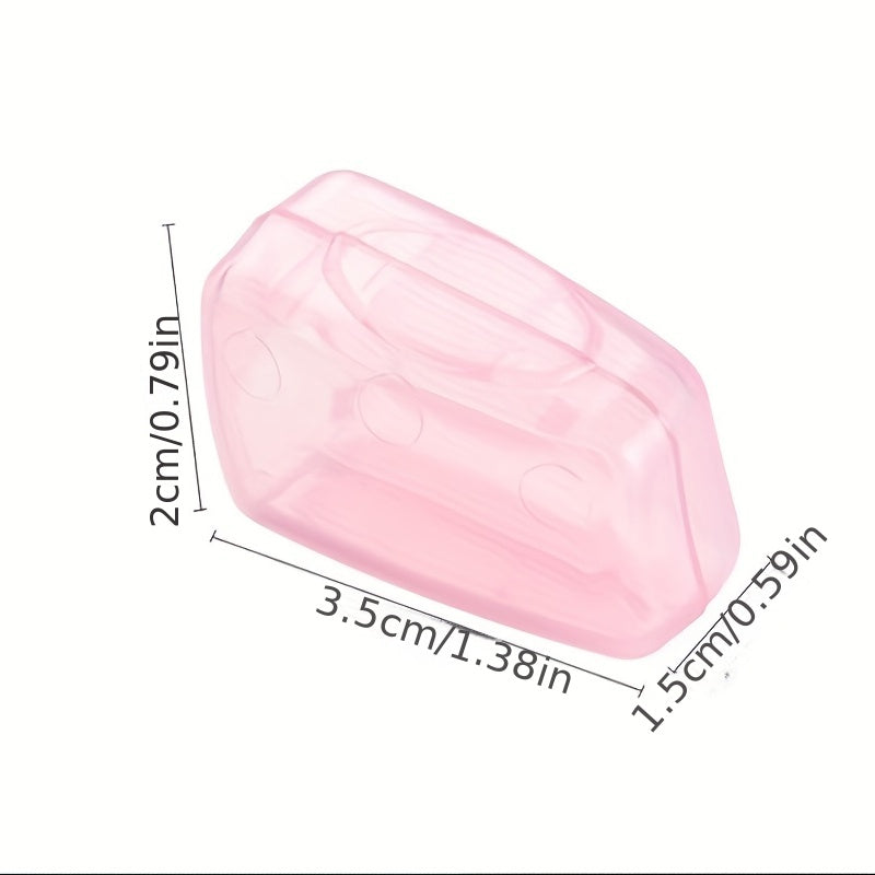 10 Pieces Portable Toothbrush Head Covers Travel Protective Cases for Adults