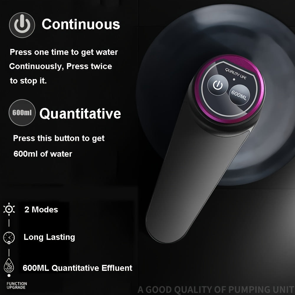 Portable 5 Gallon Water Dispenser Pump USB Rechargeable Drinking Water Bottle Pump