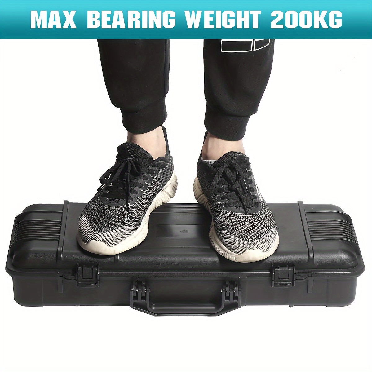 Black Hard Shell Suitcase with 6 Sizes Shockproof Wear-Resistant Travel Storage Case