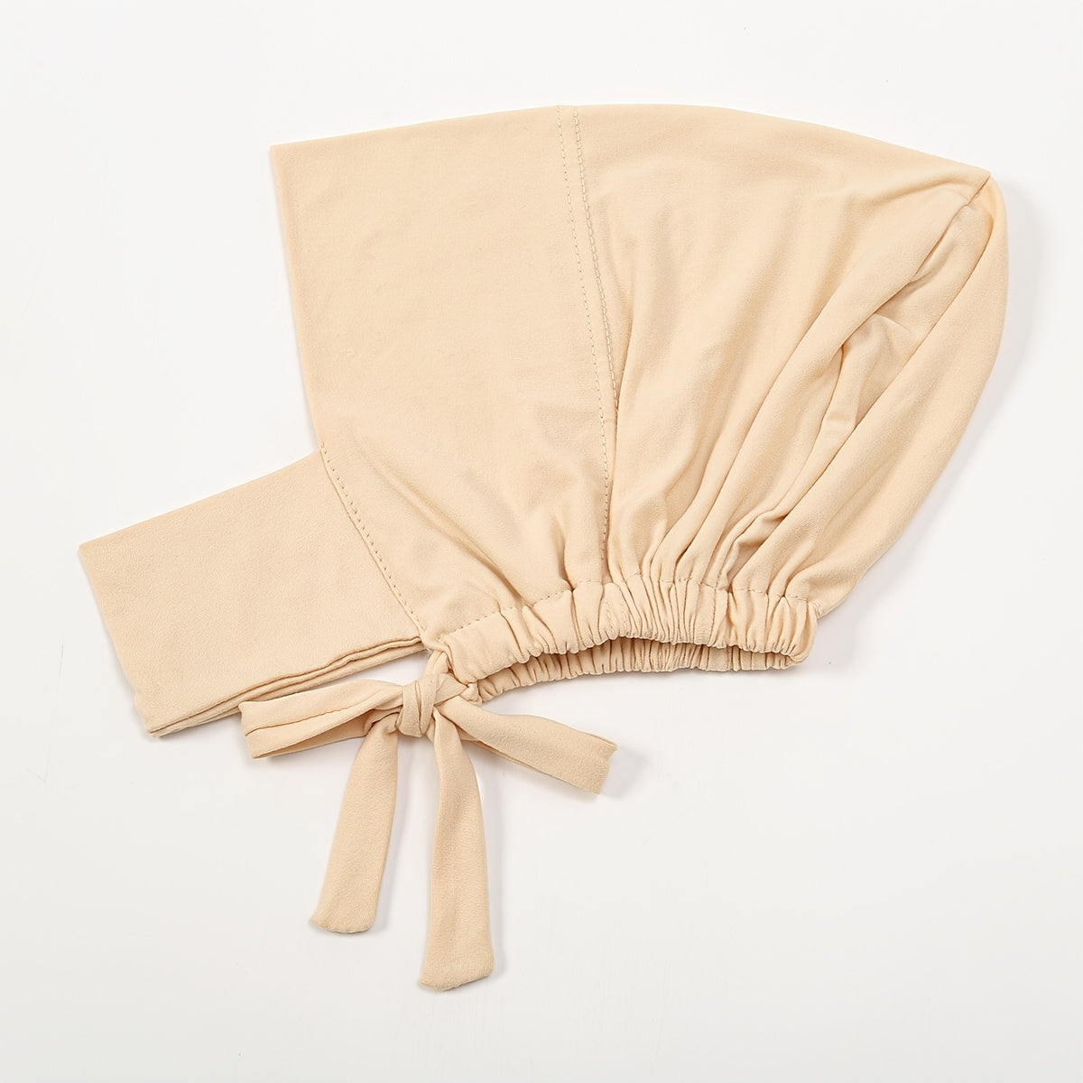 Women's Adjustable Instant Hijab Scarf Solid Color Polyester with Undercap for Eid and Casual Wear