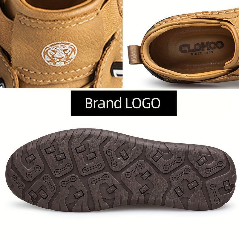 Zapatillas altas para hombre con banda elástica, suela de goma, casuales, para calle, senderismo, todas las estaciones