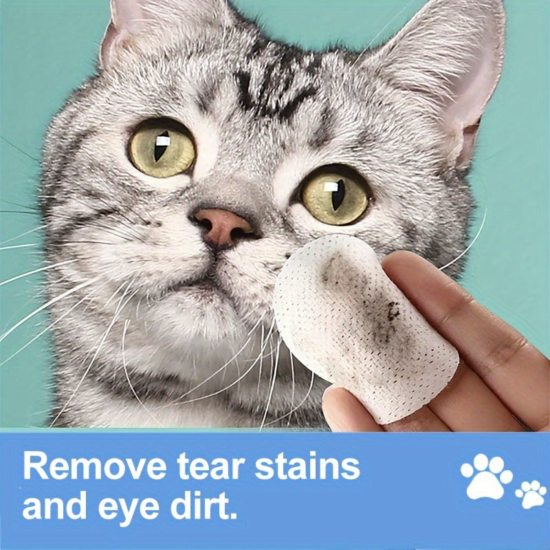 Pet Eye Wipes for Dogs and Cats, Tear Stain Remover, Deodorizing, 150 Count