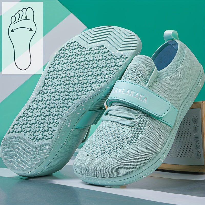 Unisex Barefoot Shoes Leather Minimalist Casual Walking Running Sneakers