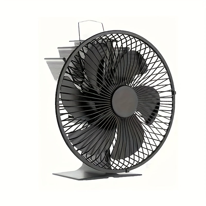 Quiet Fireplace Fan with Auto-Shutoff, Metal Construction, Thermoelectric Blade