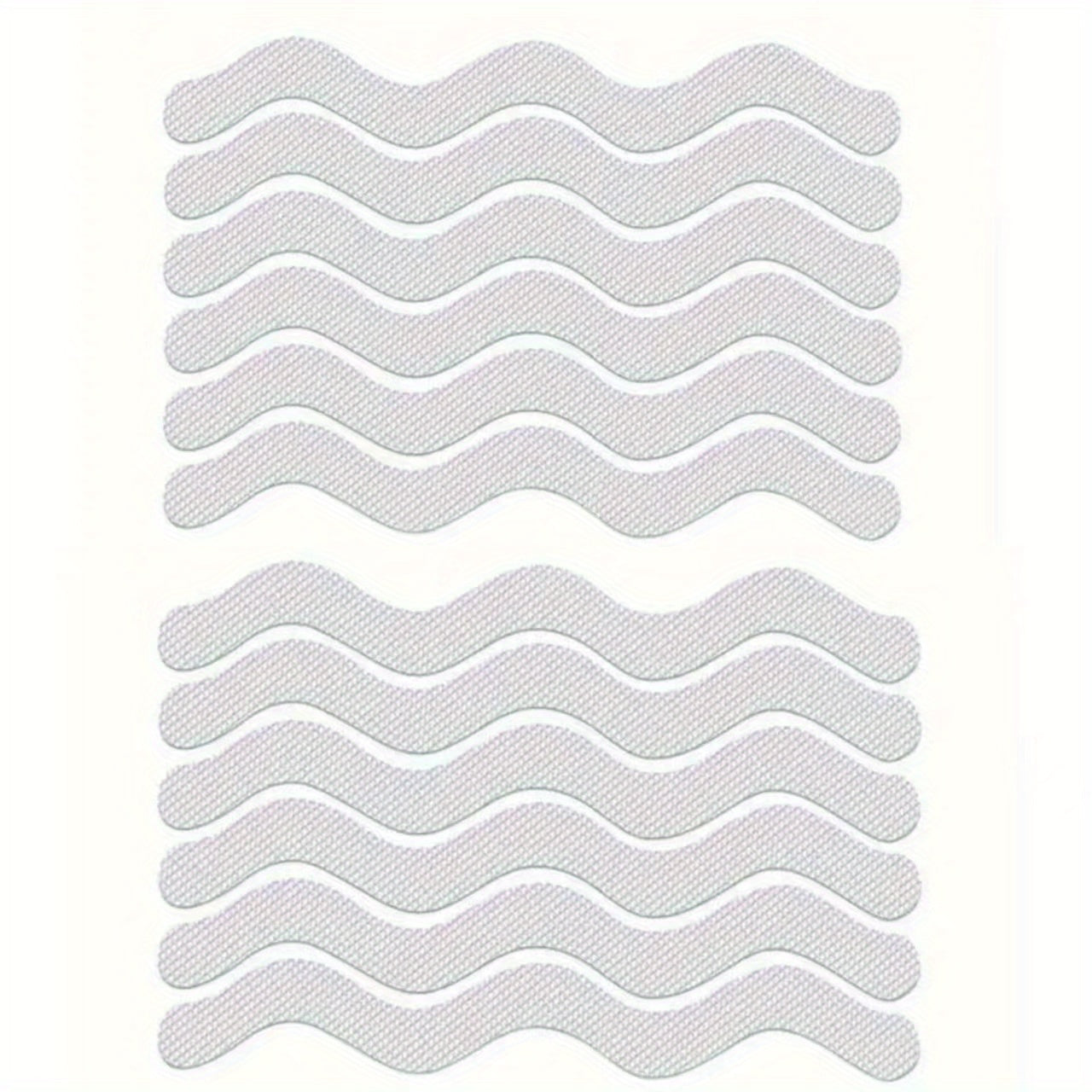 6/12pcs Anti-slip Bathroom Tub Safety Stickers S Shape Shower Slip Strips