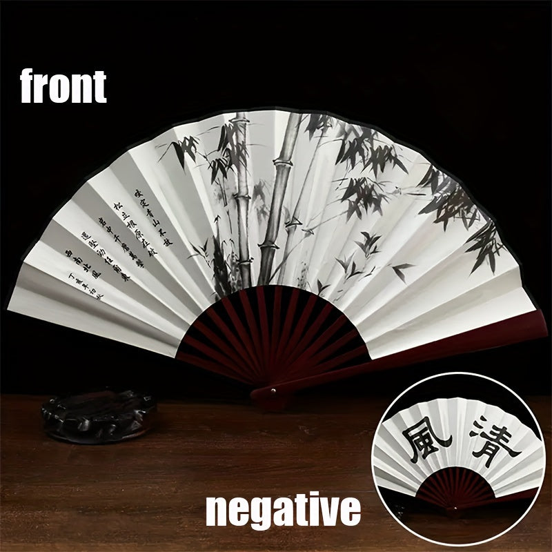 Xitoy ipakli buklamali fan suv o'tkazmaydigan, yirtiqlarga chidamli, engil, qoʻlda tutadigan, nafis aksessuar