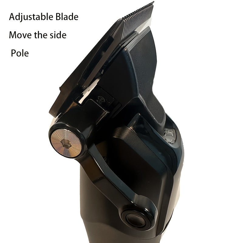 Kemei KM-1858 Professional Hair Clipper DLC Blade bilan - Katta quvvat, yuqori tezlik, USB bilan quvvatlanadigan, ko'p uslubdagi taroq qo'shimchalari, erkaklar uchun ideal sovg'a