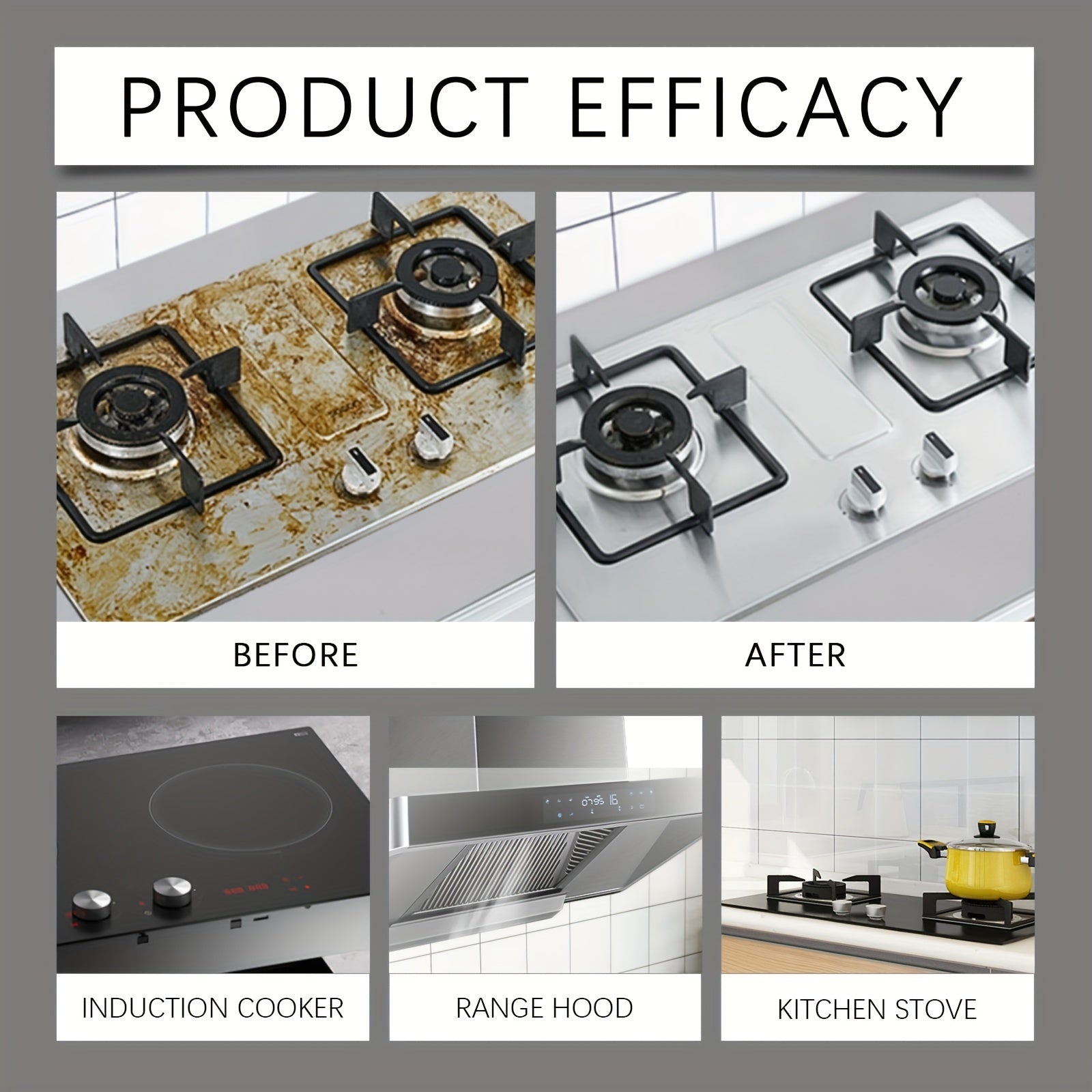 Oven Cleaning Paste for Stoves Stubborn Stain Remover Gentle Safe for All Surfaces