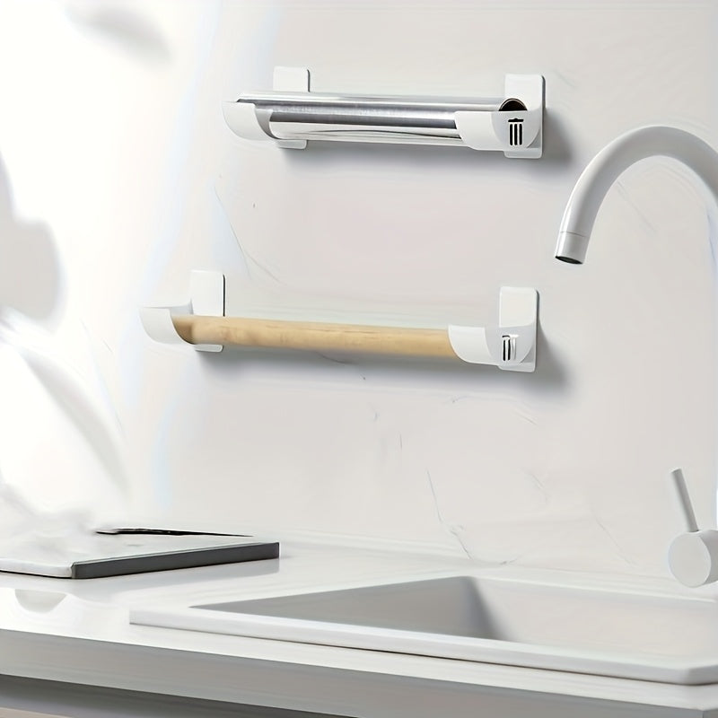 2 dona plastik teshiksiz muzlatgich saqlash tokchalari, sumkalar uchun yon tashkilotchilar