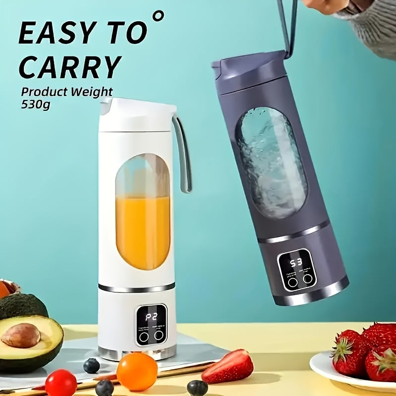 Mini Blender and Juicer with 3-Speed Control Digital Display 1L Capacity
