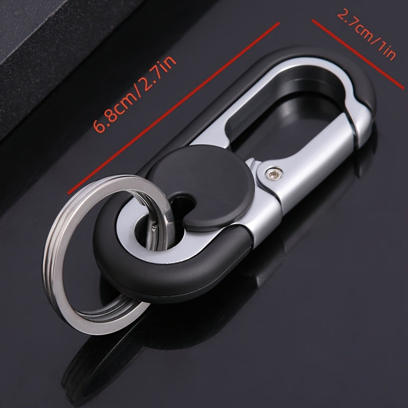 Durable Metal Alloy Car Key Chain for Men with Stylish Waist Clip