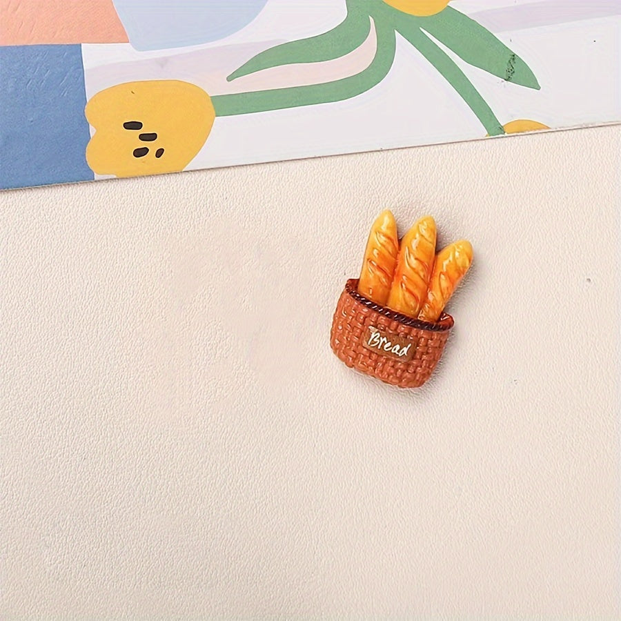 6-Pack Miniature Resin Food Kitchen Decor Handles for DIY Crafts