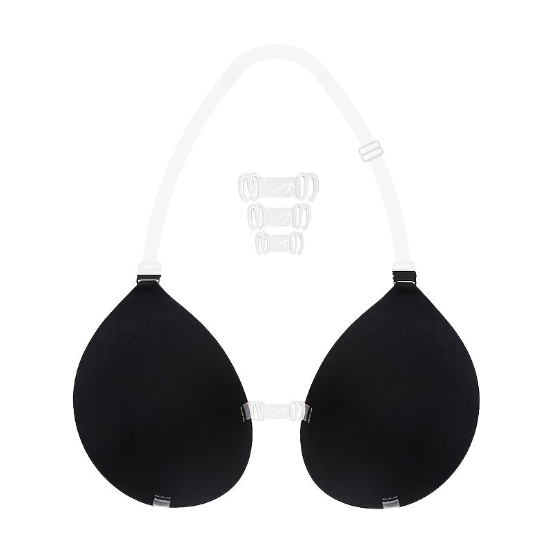 Silicone Lift Bra Strapless Wireless Push Up with Invisible Petals for Wedding Dress