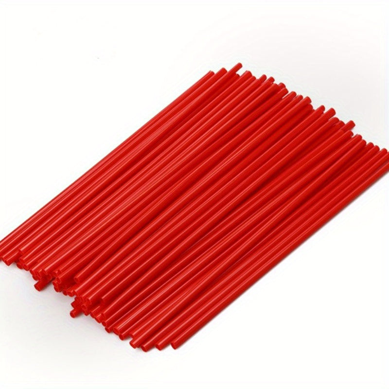 Universal Motorcycle Steel Wire Spoke Sleeves Blue Color Upgrade