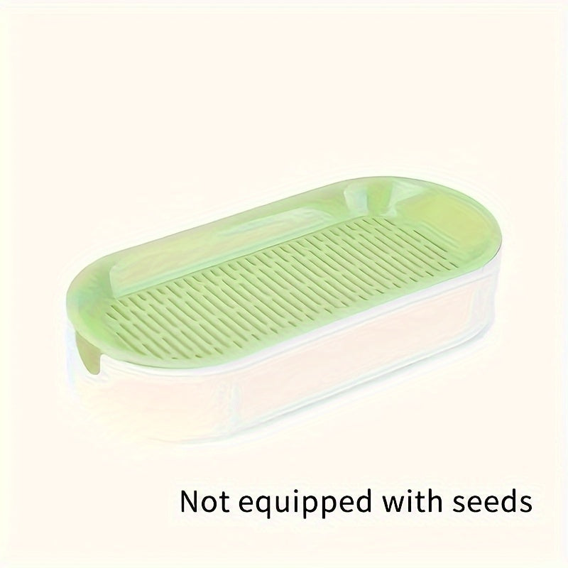 Hydroponic Cat Grass Growing Kit with Durable Tray Indoor Gardening