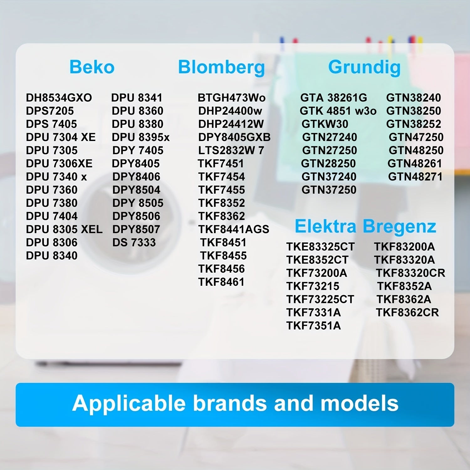 10pcs Dryer Foam Filters Replacement for Condenser and Heat Pump 240x155x11mm