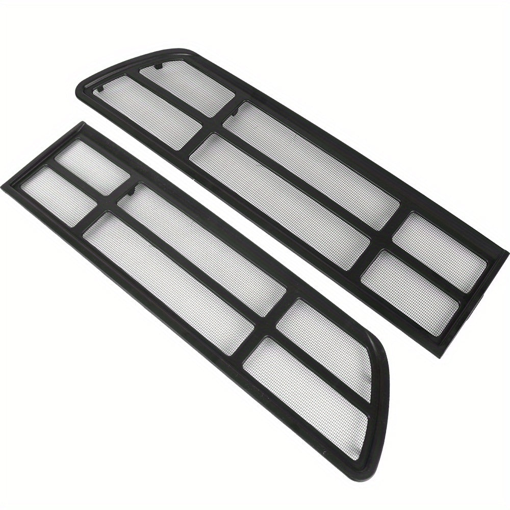 Car Model Y Air Intake Filter Cover ABS Mesh Black Easy Install