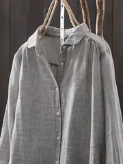 Women's Long Sleeve Cotton Casual Shirt