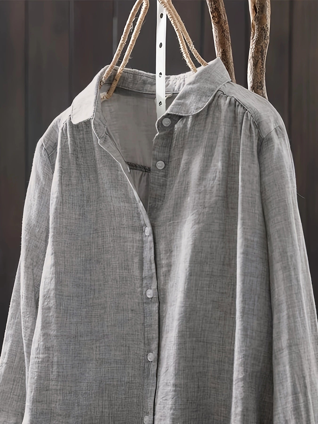 Women's Long Sleeve Cotton Casual Shirt