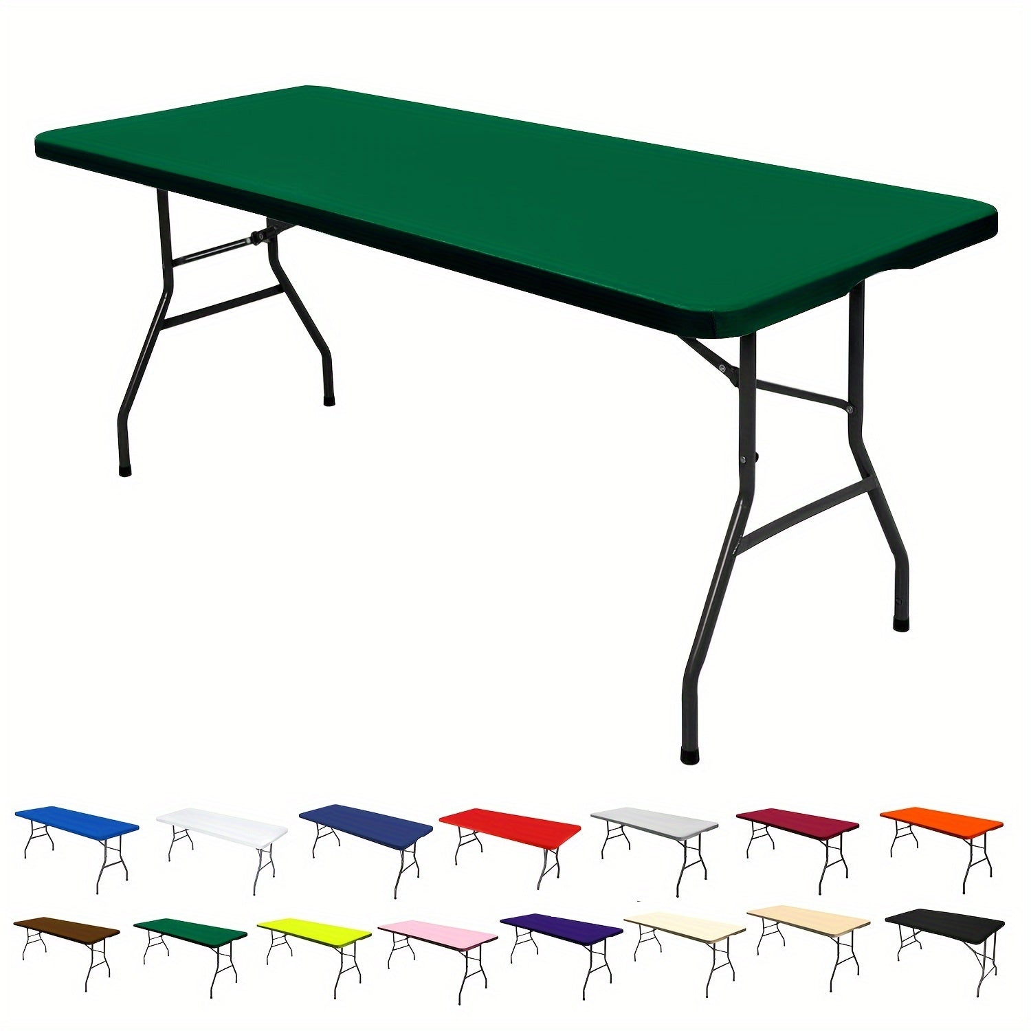 Polyester Half Pack Stretch Table Cover for Christmas Parties Indoor Outdoor Use