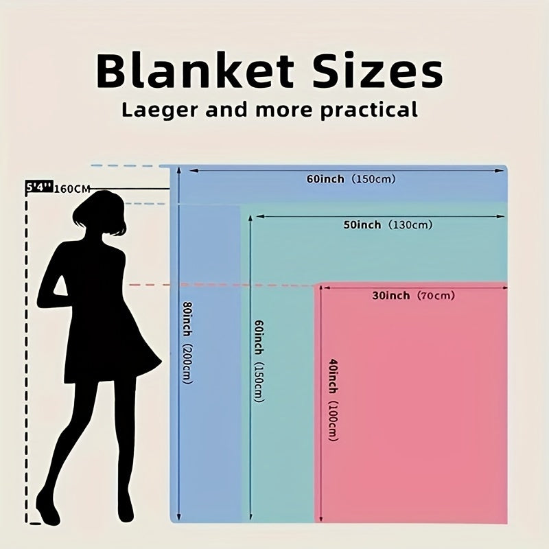 Yellow Duck Print Throw Blanket with Animal Theme, All-Season Polyester Knit, Lightweight and Soft