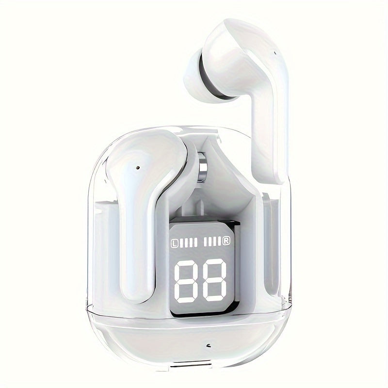 Wireless In-Ear Earbuds with Stereo Sound Wireless Charging Case Built-in Microphone for iOS and Android