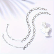 Correas de sujetador con patrón geométrico de metal ajustables para ropa interior y vestidos