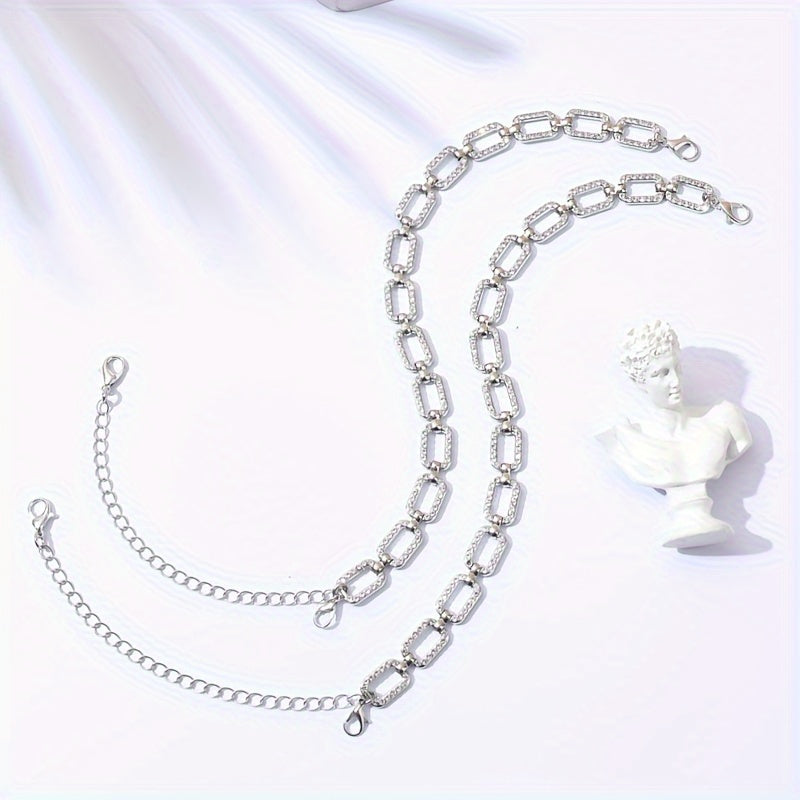 Metal Geometric Pattern Bra Straps Adjustable for Underwear and Dresses