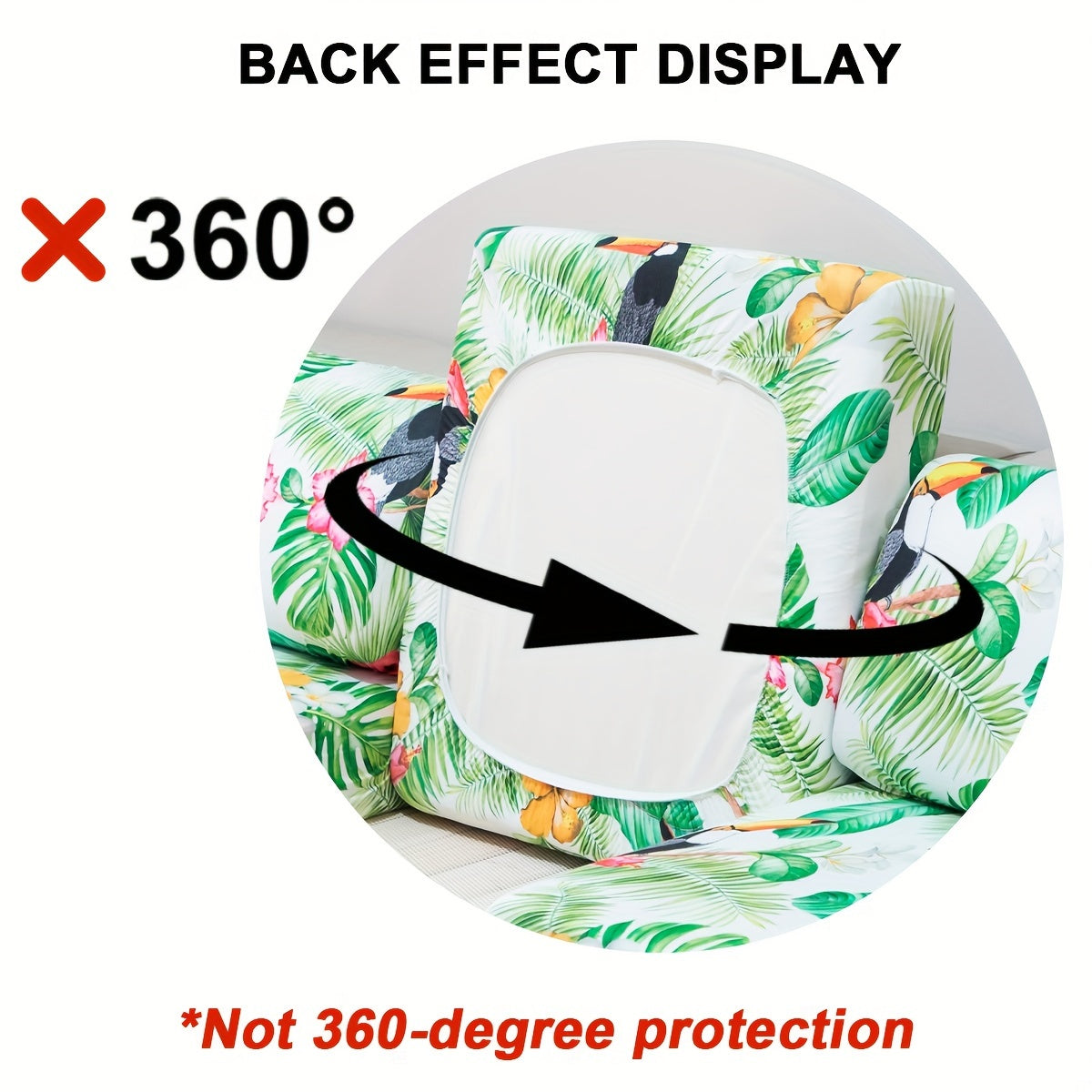 Набор чехлов для подушек для уличного дивана с богемским принтом животных, листьев и цветов