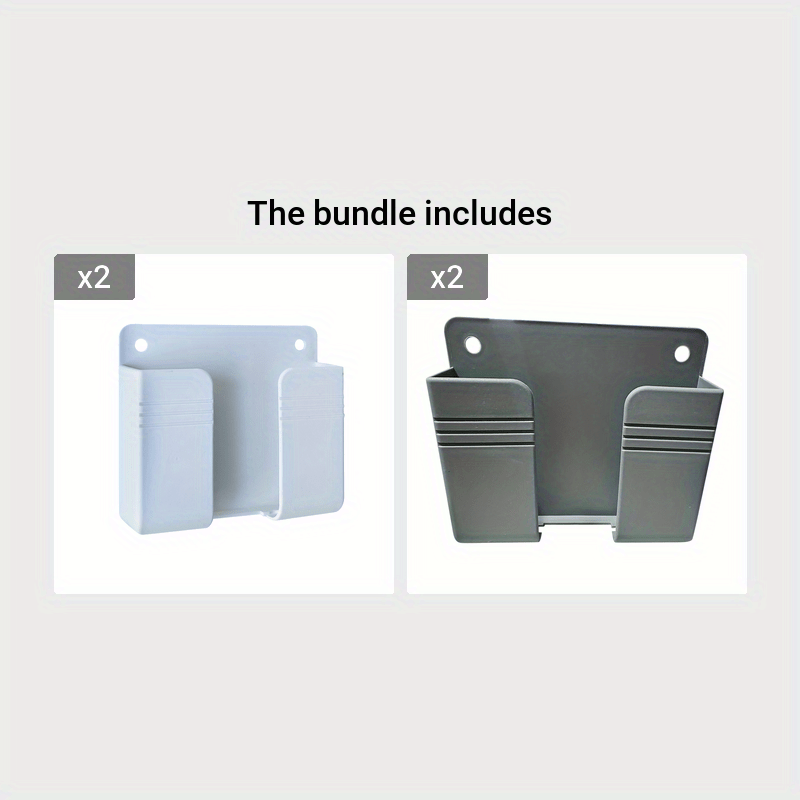 Yopishqoq orqa qismi bilan mustahkam devorga o'rnatiladigan telefon ushlagichi. Suv o'tkazmaydigan ABS material, kabel uchun joy va sirpanmaydigan pad. Uy, ofis va oshxona saqlash uchun ideal.