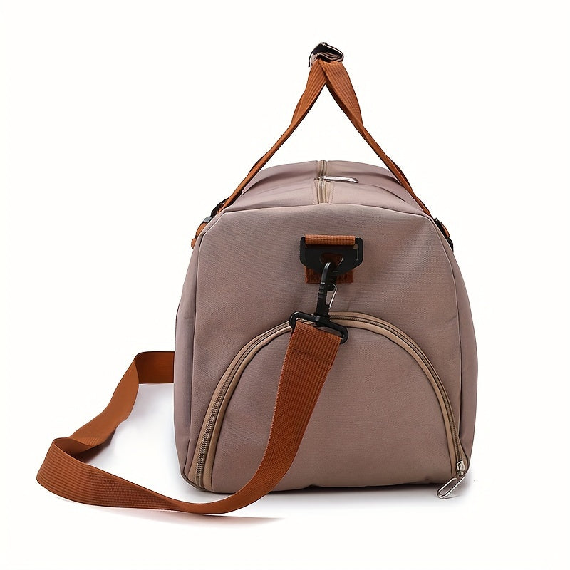 2024 Sports Duffel Bag with Wet Dry Separation Polyester Gym Travel Yoga Fitness Multi-Color