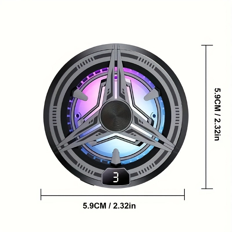 Portable USB Phone Cooling Fan for Gaming Heat Dissipation Compact Phone Cooler