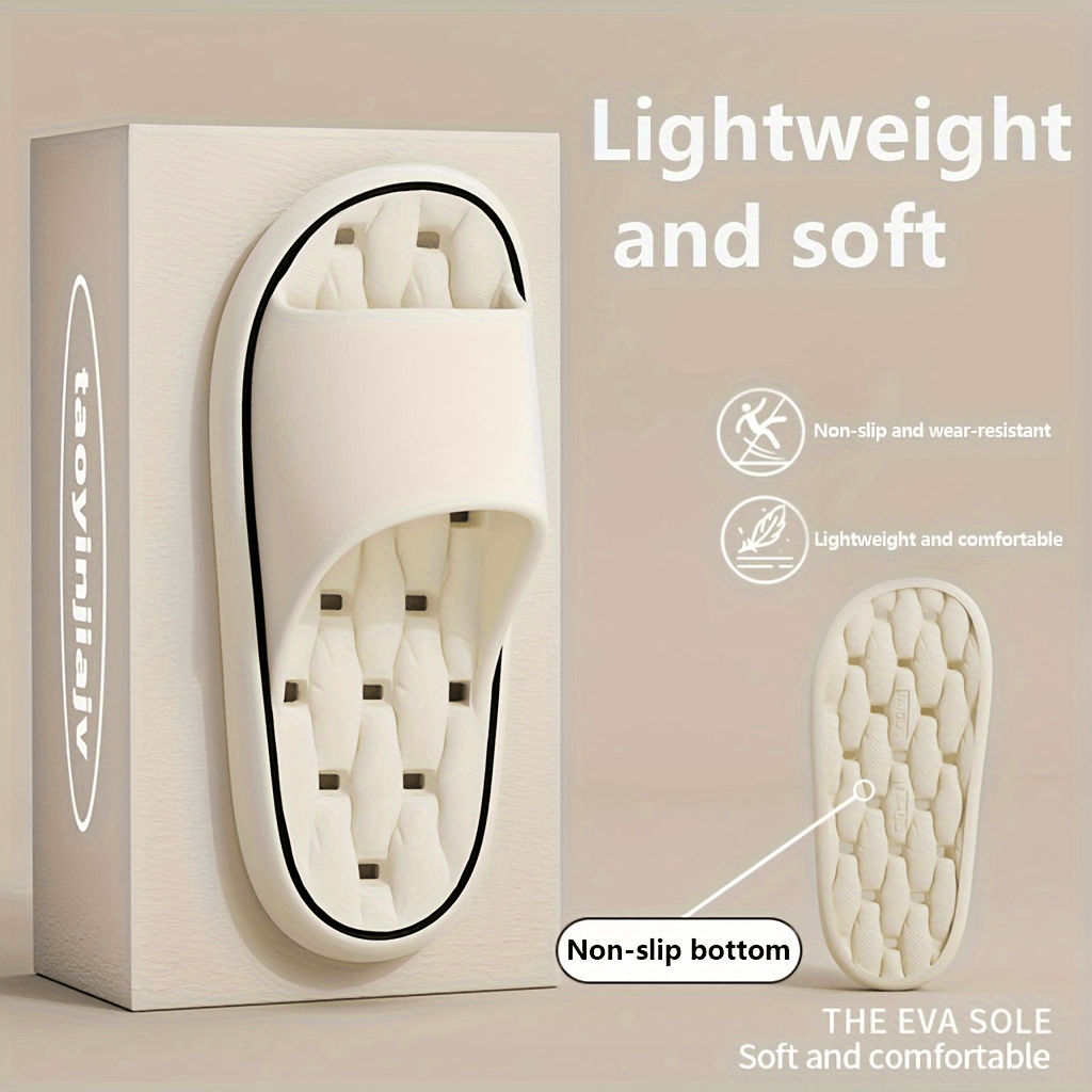 Women Indoor Slippers Comfortable Soft Sole Slip-On Casual Sandals