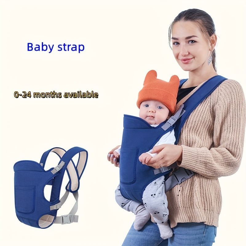Baby Carrier with Shoulder and Front/Rear Straps for Secure and Comfortable Use