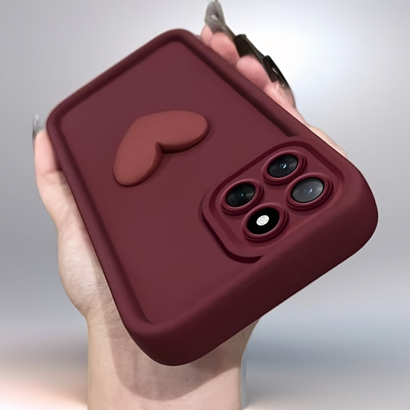 3D Love Phone Case for Xiaomi 14T 14TPro with Sky Eye Lens Anti-Drop Protection Fashionable Design