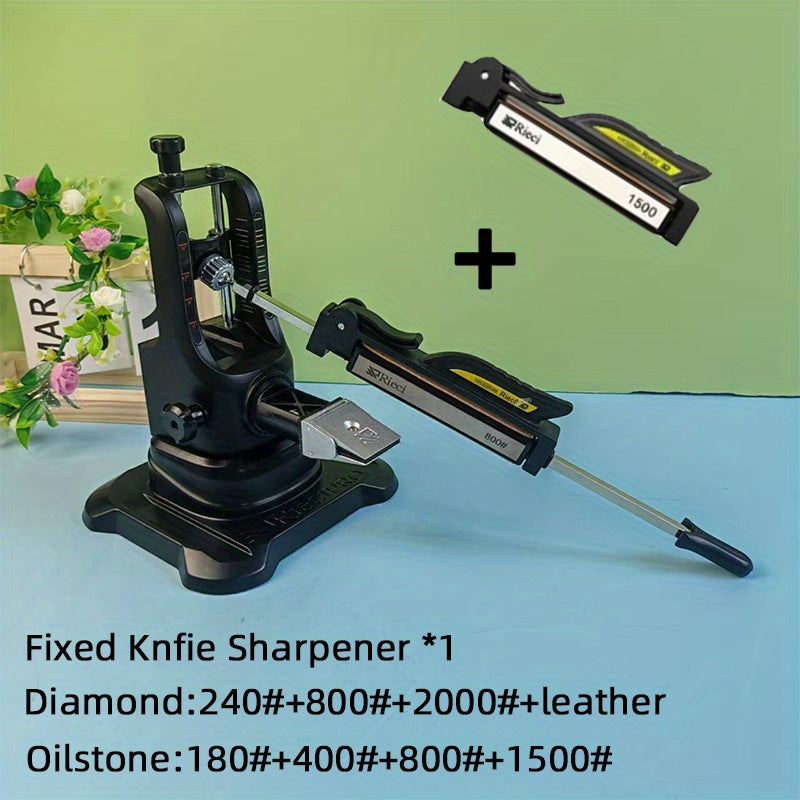 Tez tizim va bardoshli metall konstruktsiyaga ega sozlanadigan professional pichoq silliqlash mashinasi