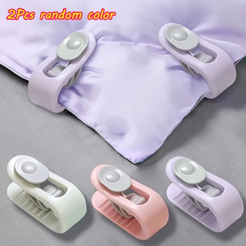 Two-Pack Quilt Clips Non-Slip Anti-Running Invisible Button Fixing Buckle Polypropylene
